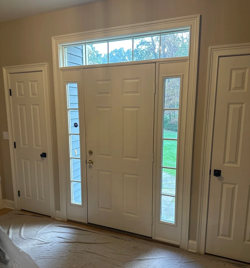 Front door seal poorly